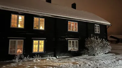 Winter adventure in the traditional winter village of Røros, Norway